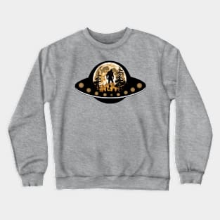 Bigfoot Sasquatch UFO Hunter Dog T Shirt Stickers Crewneck Sweatshirt